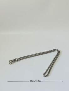 DIY Bag Chain Strap Multi-Color & Multi-Size Options Accessory For Handbag Handle Shoulder Strap Crossbody Strap Metal Replacement Chain For Women Bags Travel Accessories - Silver - View 12