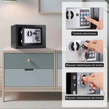 Caja Fuerte Digital De Alta  Con Código Y Llave