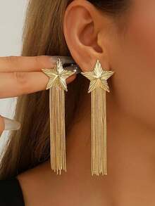 Tsnamer Long Dangling Butterfly Fringe Earrings For Women Venus Jewelry Gift - Earrings - View 6