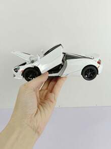 YCMODEL 1pc McLaren 720S Supercar Diecast Alloy Car Model, Made Of Zinc Alloy Material, Openable Doors, Openable Front Hood, Raisable Rear Wing, Movable Wheels, Detailed Craftsmanship, Suitable For Collection And Birthday Gift