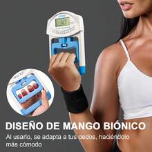 Dinamómetro Digital de Mano, medidor de Fuerza de Agarre, Captura automática, Potencia de Agarre electrónico de Mano, 90 kg - Gris - Ver 11