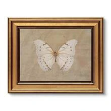 VIYYIEA Vintage Gold Framed Wall Art For Living Room, White Butterfly Canvas Prints Home Decor, Painting Picture, Bedroom Wall Decor Gifts For Friends Or Family -(10L X 8W) - [莫爾福波呂斐摩斯] - 查看 2