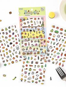 4pcs Cute Cartoon Nose Stickers, Creative Stickers For Gift, Office, Home, Marking, Labels, Classroom, Toys, Student Planner, Vintage Decoration DIY Stickers