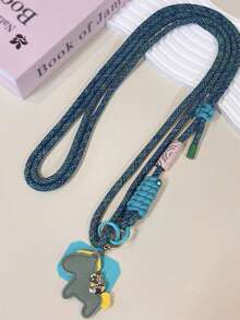 2026 New Year's Day & Valentine's Day Phone Lanyard, Instant Reveal Pendant, Adjustable Dual-Strand Crossbody Neck Strap With Metal Clasp, Detachable Long Shoulder Strap, Thick Anti-Theft Phone Case Chain - Multicolor - View 9