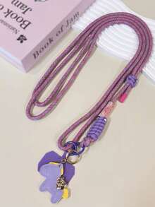 2026 New Year's Day & Valentine's Day Phone Lanyard, Instant Reveal Pendant, Adjustable Dual-Strand Crossbody Neck Strap With Metal Clasp, Detachable Long Shoulder Strap, Thick Anti-Theft Phone Case Chain - Multicolor - View 7