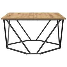 vidaXL Tavolo basso Chêne artigianale 80 x 80 x 45 cm - Castano - Visualizzare 5