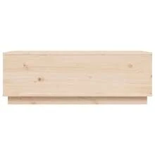 vidaXL Tavolo basso 100x50x35 cm Bois solid de pin - Castano - Visualizzare 6