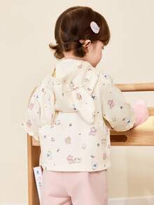 Balabala 少女休闲外套，男女皆宜的百搭春季外套 2026 - 白紅色調 - 查看 3