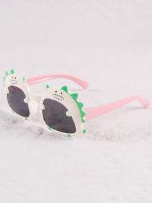1 Pair Cute Cartoon Dinosaur Design Children Eyeglasses, Dinosaur Baby Costume Glasses - Black - View 5