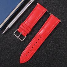 Leather Loop Compatible With Apple Watch Band For Women Sport 38mm 40mm 41mm 42mm 44mm 45mm 49mm, Strap For I Watch - Red - View 5