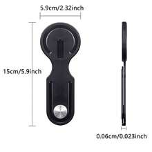 1 pieza Soporte ajustable para portátil de ABS con soporte magnético para teléfono - Ultradelgado y plegable con clip lateral, compatible con iPhone y todos los teléfonos, soporte portátil para computadora - Multicolor - Ver 5