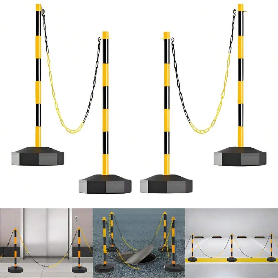 Safety Cones & Barriers - Yellow and Black - View 1