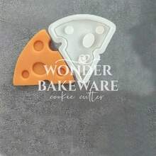 Cute Mouse Cheese Shaped Cookie Cutters Cartoon Animal Pizza Biscuits Moulds Stamps 3D PLA Fondant Embossing Baking Tools - Mold - View 4