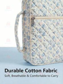 Bible Cover For Women, Large Quilted Case With Handle, Durable Bag And Carrying Case For Girls, Study Supplies Accessories, Christian Gift For Women, Bible Cover Soft Zippered Carrying Case For Men Women Church Bag Book Holder Religious Gift - 彩色 - 查看 6