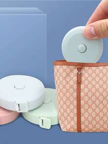 4pcs/Set 59.06 Inch Plastic Measuring Tape, Cute Mini Soft Retractable Tape Measure, Apparel Sewing Ruler