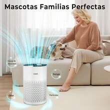 mhjFITNATE Purificador de Aire con Difusor de Aceites Esenciales para Habitaciones Grandes de Hasta 215 Pies Cuadrados y Filtros de 99 9% de Alérgenos para Caspa de Mascotas Polvo Silencioso Blancosleeping Bags - 219156753 - Ver 5