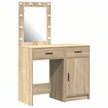 mesa de baño vidaXL con 2 piezas Marrón 50 x 41 x 135 cm - Marrón - Ver 3