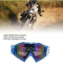 Gafas de Bicicleta de Montaña, Gafas de Motocross de Antiviento Plegables para PC para Hombres Skate Antideslizante,37860522 - Naranja Quemada - Ver 2