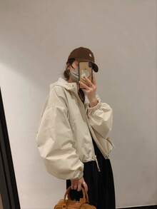 Women Lightweight Jackets - White - View 2