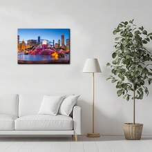 Pacimo Cityscape Canvas Wall Art Print Skyscrapers Harbor Skyline Painting Wall Decor Living Room Home Decoration Gallery Wrapped Posters and Prints Ready to Hang xcuadros decorativos para sala,poster,con marco,posters,cuadros para la pared ,marcos para cuadros,cuadro,virgen de guadalupe,salascuadros decorativos para sala,poster,con marco,posters,cuadros para la pared ,marcos para cuadros,cuadro,virgen de guadalupe,salas - transparente - Ver 7