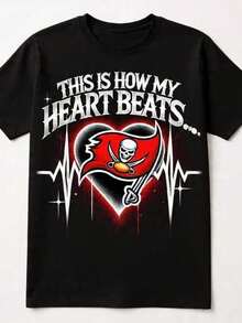 Tampa Bay Buccaneers Graphic T-Shirt _ Sweatshirt - 黑色 - 查看 1