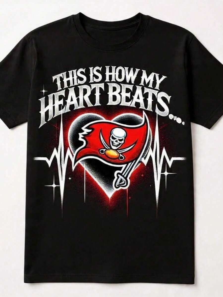 Tampa Bay Buccaneers Graphic T-Shirt _ Sweatshirt - 黑色 - 查看 1