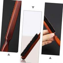 4-Piece Unisex Boar Bristle Hairbrush And Beard Brush Set, Smoothing Hairbrush, Smoothing Hairbrush Set, Beard Brush, Dense Bristle Hairbrush, Suitable For Long And Thick Curly, Wavy And Dry Hair Gifts For Her / Gifts For Him/Romantic Gift/Love Gift/Couple Gift/Valentine Present/Valentine - Multicolor - View 8