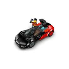 LEGO Building Blocks City Supercar Building Toy Set - Roleplay Toy For Boys & Girls 5+ Years Old - Racing Car Toy With Driver Minifigure - Creative Birthday Gift - 60486 - View 5
