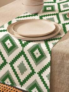 1pc Valentine's Day Pattern Table Runner/Placemat, Suitable For Holidays, Parties, Birthdays, Dinners, Kitchen & Dining Room Table Decor, All Season Home & Living Decor - Multicolor - View 16