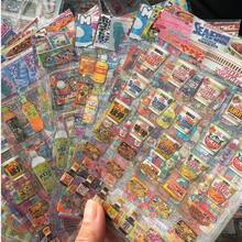 10pcs/Pack Waterproof Cartoon Stickers, Suitable For Phone, PET Material, Scrapbooking, Diary, Stationery, Cute Shiny Sealing Stickers - Multicolor - View 11