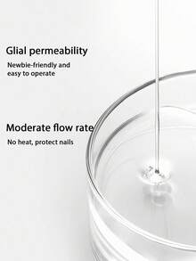 XEIJAYI 1pc 100ml Clear Building Nail Gel Nail Polish For Strengthener Gel Extension Gel Base Coat In A Bottle Soak Off UV LED Gel Nail - Clear - View 7