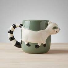 TendenciaTaza Cerámica 3d Animales Mascotas Con Asa Decorativa 485 MlCalidad premium - Mapache - Ver 2