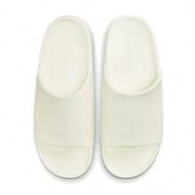 Nike Calm Slide Lightweight & Comfortable Slip-On Sandals, Men, Sail White, 2025 Summer New CALM SLIDE Thick Sole Slide Sandals, FD4116-100 - White - View 8