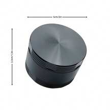 3 Layer Aluminum Herb Grinder With Hidden Pollen Catcher - 50/55/62mm, 8 Color Options - Multicolor - View 21