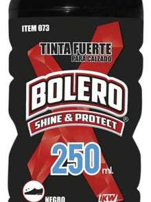 Tinta Fuerte Para Calzado Bolero Negro 250ml - Multicolor - Ver 2
