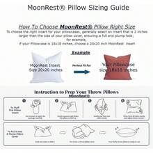 18x18 Inch Synthetic Down Square Pillow Insert Form Stuffer Sofa Shams, Decorative Throw Pillow, Cushion And Bed Pillow Stuffing - Hypoallergenic 18u201CX 18u201D - 10 英寸 x 10 英寸 - 查看 4