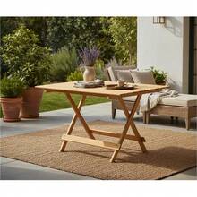 Mesa Plegable Grande De Madera Café