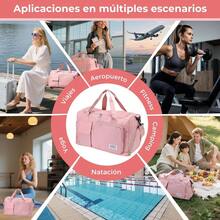 mhjMaleta Deportiva Gimnasio 30L Maleta Deportiva de Deporte Gym Plegable Portátil para Zapatos y Bosillo Impermeable Maleta de Mano Hombre y Mujer Rosasleeping Bags - 220077376 - Ver 7
