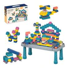 TendenciaMesa De Bloques Construccion 88 Pcs Juguete Infantil Armable 88 NiñoCalidad premium - 1 - Ver 6