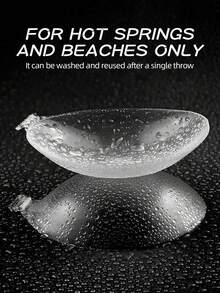 Invisible Silicone Bra Cups, Backless Strapless Adhesive Bra Pads For Wedding Dress, Lift And Enhance Bust