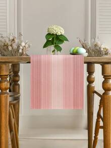 1 chiếc khăn trải bàn trang trí nhà cửa thiết kế ombre trang nhã, thích hợp cho nhà bếp, bàn ăn, tiệc tùng, phòng khách, lò sưởi, trang trí cửa kính, có nhiều kích cỡ khác nhau. - Hồng - Xem 1