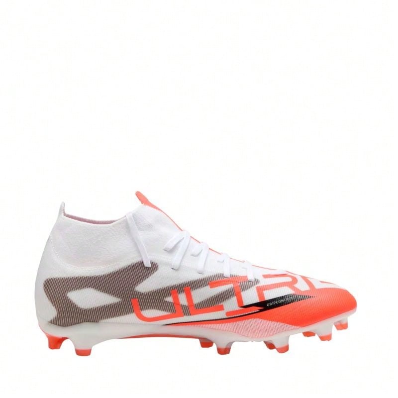 Puma Ultra 5 Match+ FG/AG M 108162 01 Football Boots✅ Delivery 24/72h To Spain (Peninsula) - White and Red - View 1