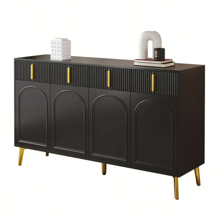 Storage Cabinets - Black - View 1