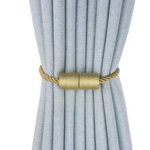 2 pezzi Fermatende magnetici potenti, fermatende in corda intrecciata fatti a mano, fermatende decorativi unici ed eleganti, adatti per casa, ufficio e finestre esterne - Multicolore - Visualizzare 3