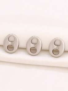 3个不锈钢咖啡豆吊坠配件，18K镀金，适用于DIY珠宝制作材料和配件 - 吊墜 - 查看 8