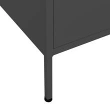 vidaXL Mobile da soggiorno Antracite 80x35x101,5 cm Acciaio - Grigio - Visualizzare 8