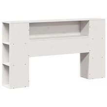 vidaXL Cadre de lit sans matelas blanc 140x200 cm madera de pin macizo - Blanco - Ver 6