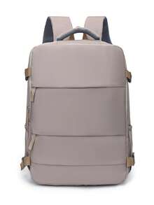 Mochila de mujer, mochila de viaje de gran capacidad, adecuada para ir al trabajo y a la escuela, bolso de portátil de moda, bolsa de viaje de negocios corta, adecuada para los viajes con Ryanair y Wizz Air - Multicolor - Ver 16