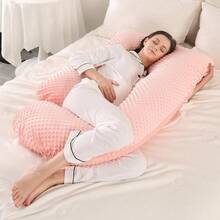 mhjAlmohada Embarazo en Forma de G Almohada de Maternidad Lateral para Embarazadas Pregnancy Pillow de Algodón Comodidad Ergonómica y Transpirable Ideal para Dormir Leer y Actividades de Ocio Rosasleeping Bags - 219242124 - Ver 8