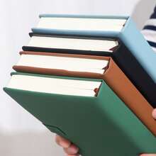 3本A5仿皮笔记本套装，带书签，硬封面，磁扣，防水 - 商务会议和大学的理想之选 - A5 - 查看 5